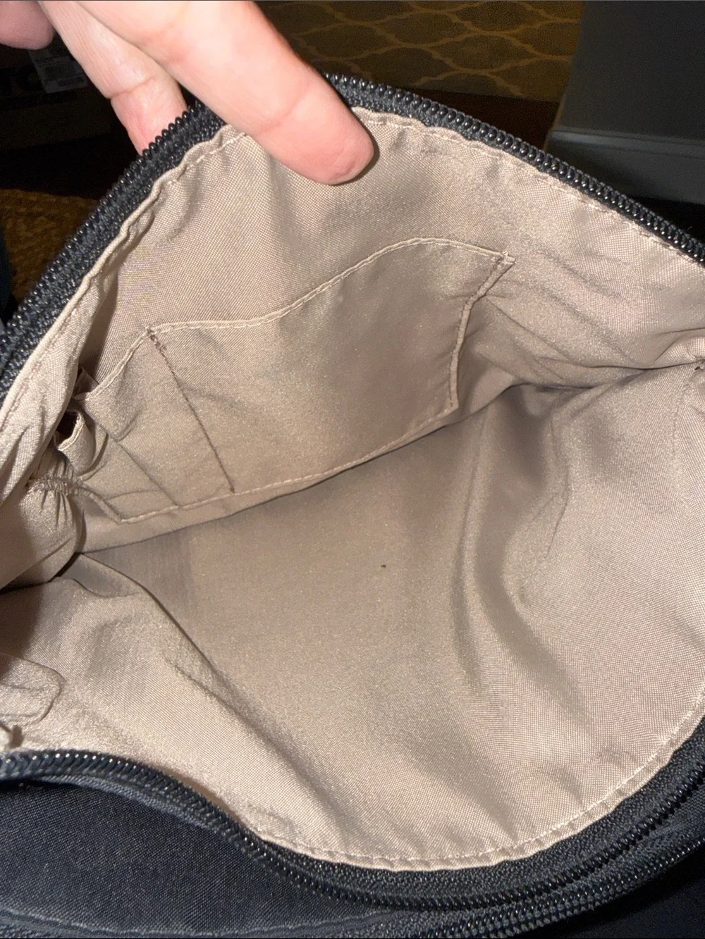 Baggallini Black Lightweight RFID Crossbody Organizer
